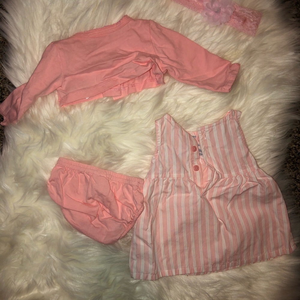 4 piece baby girl pink dress - Picture 2 of 3